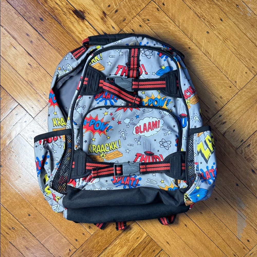 Kids Comic Print Backpack